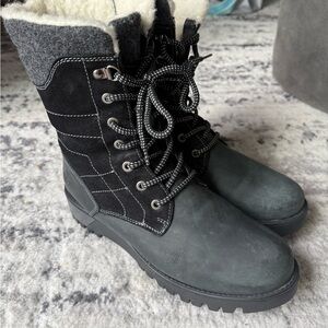 Bos. & Co. Black and Gray Winter Boots